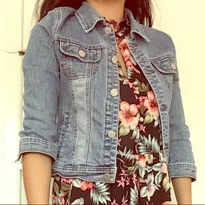 Levi’s 3/4 sleeve jean jacket
